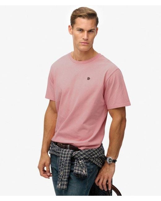 Superdry Red Essentials Relaxed T-shirt for men