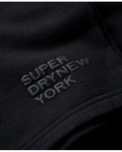 Superdry Luxe Sport-short Met Losse Pasvorm in het Black voor heren