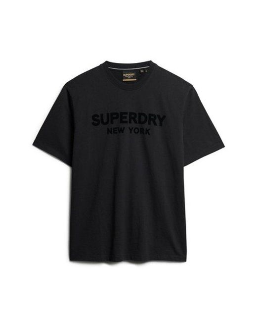 Superdry Black & Co Luxury Sport Loose Fit T-shirt for men