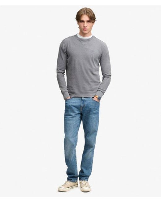 Superdry Gray & Co Classic Heavy Textured Top for men