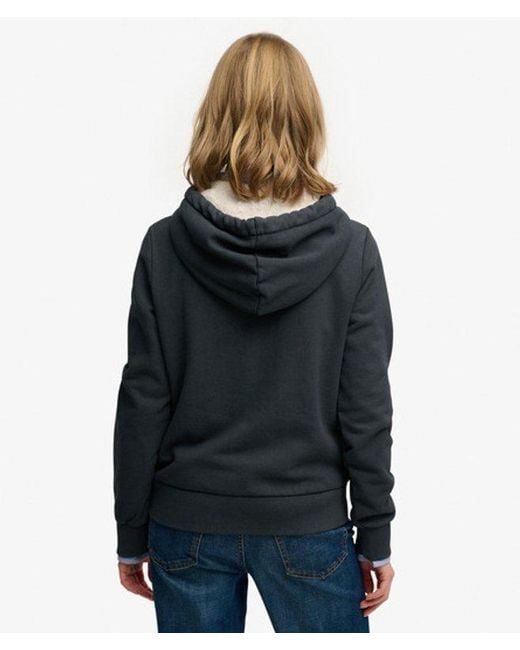 Superdry Blue & Co Finest Goods Relaxed Hoodie