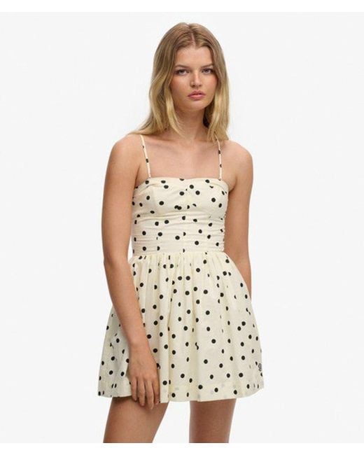 Superdry Green & Co Corset Cami Mini Dress