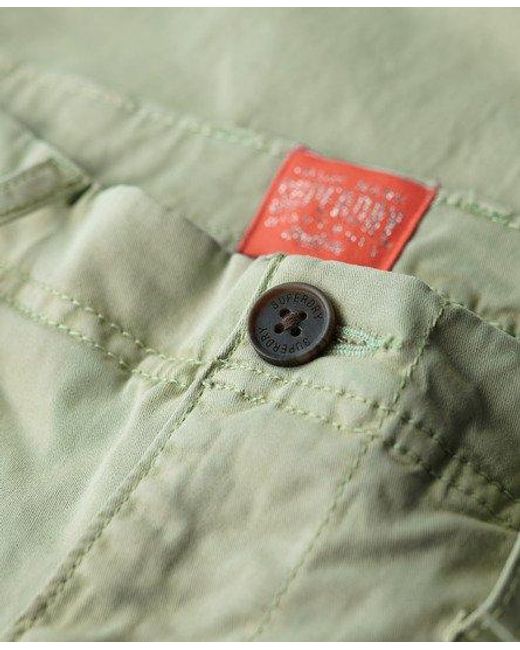 Superdry Green Mid Rise Chino