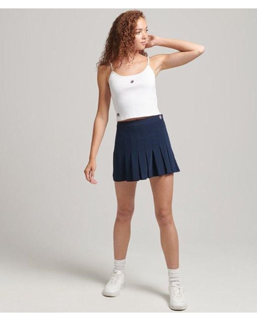 Superdry Blue Code Essential Tennis Skirt