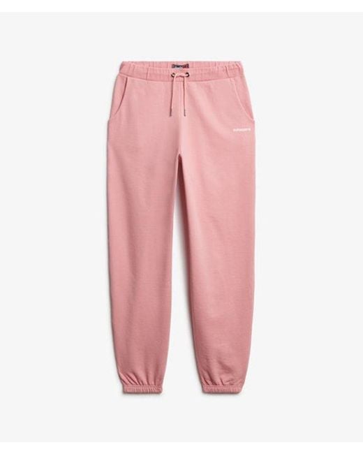 Superdry Red Plain Joggers