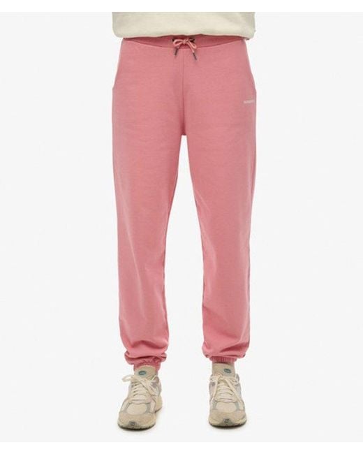 Superdry Red Plain Joggers