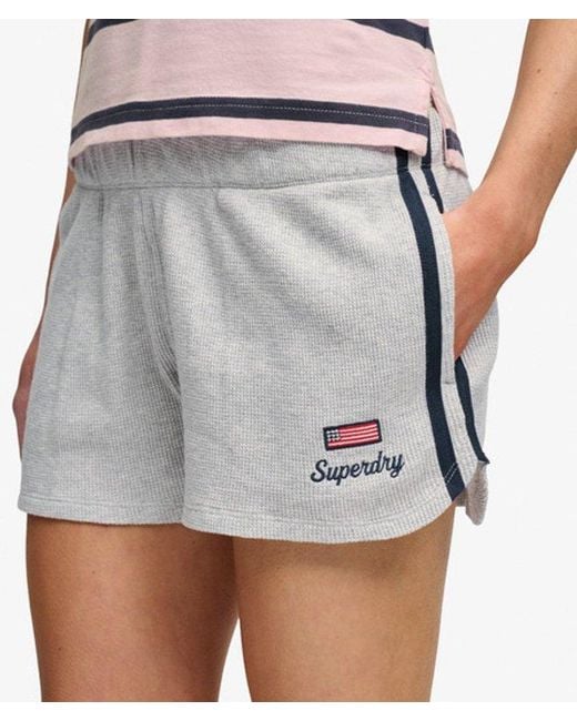 Superdry White & Co Athletic Essentials Waffle Retro Shorts