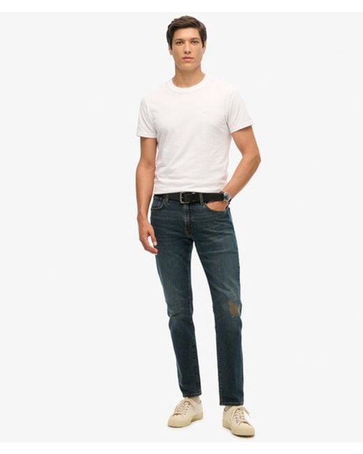 Superdry Blue & Co Organic Cotton Vintage Slim Jeans for men