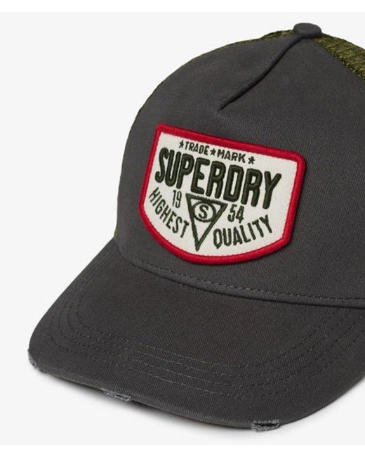 Femme Casquette Trucker En Mesh Taille: 1Taille Superdry pour homme en coloris Black