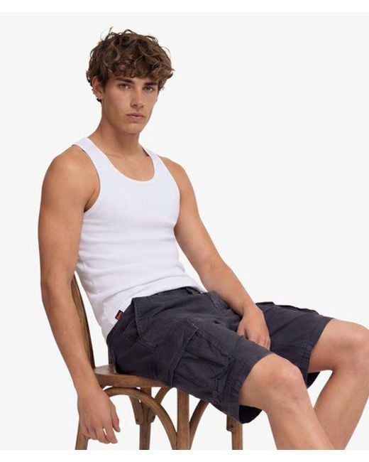 Superdry White & Co Essential Logo Vest for men