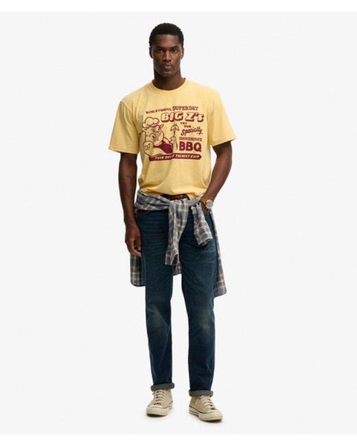 Superdry Metallic & Co Roadside Trade Loose T-shirt for men