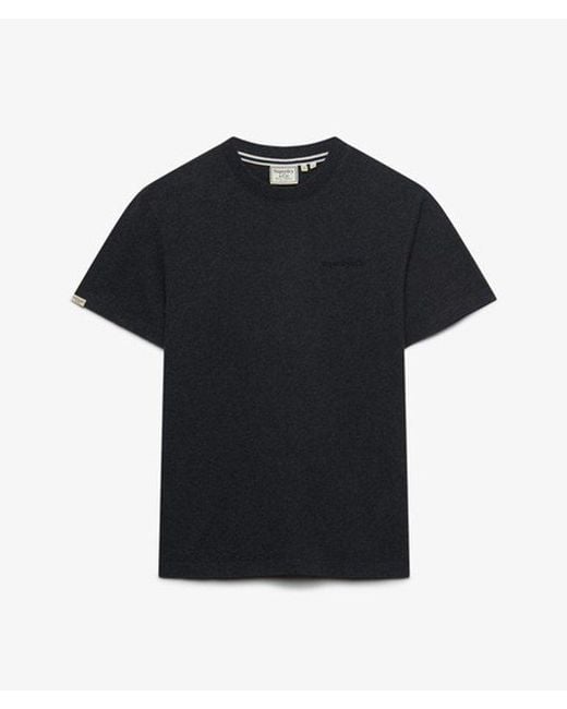 Superdry Gray & Co Essential Company Logo Embroidered T-shirt for men