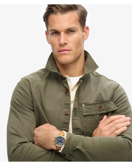 Superdry Green & Co The Merchant Store - Utility Overshirt for men