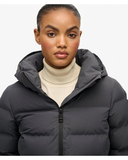Superdry Blue City Mid Padded Jacket