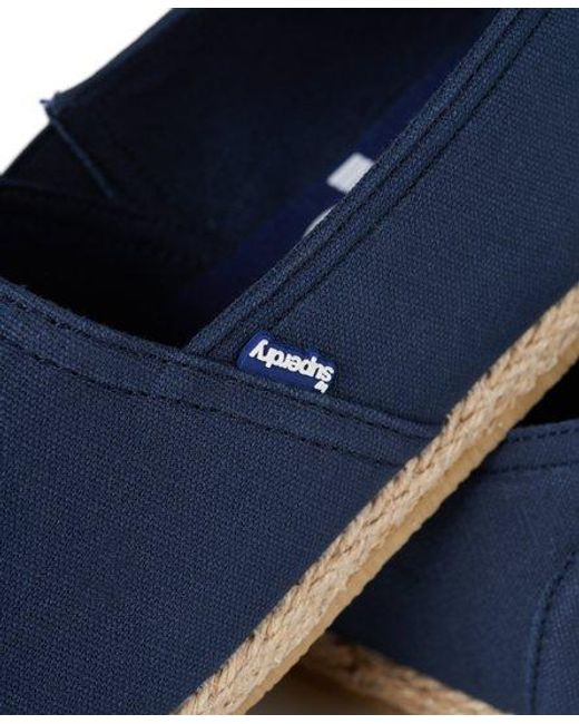 Superdry Blue Jetstream Espadrilles Eclipse for men