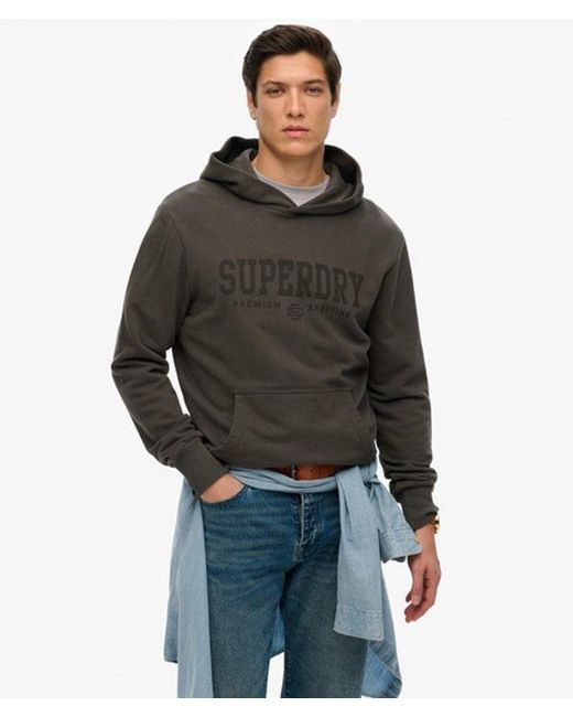 Superdry Black & Co Dry Brand Hoodie for men