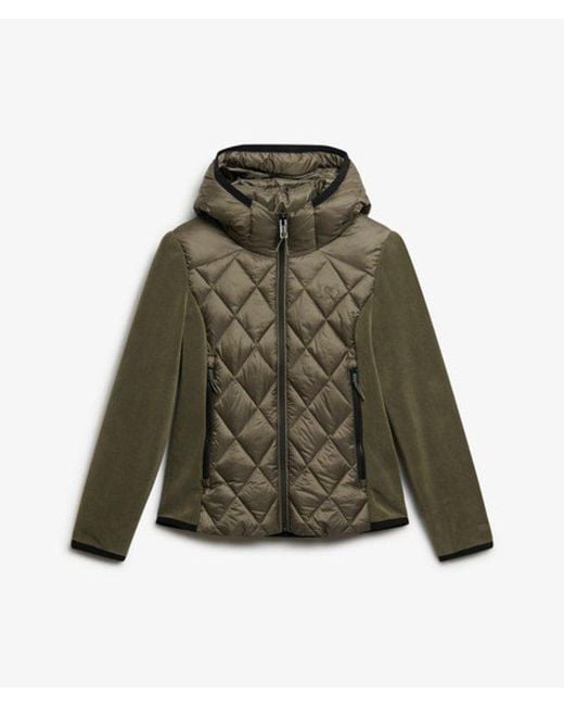 Superdry Green Hooded Heritage Storm Jacket