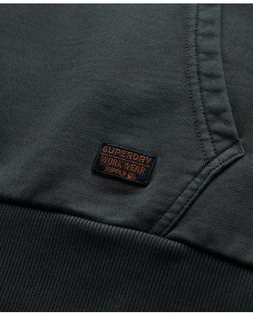Superdry Gray Embroidered Core Logo Relaxed Hoodie