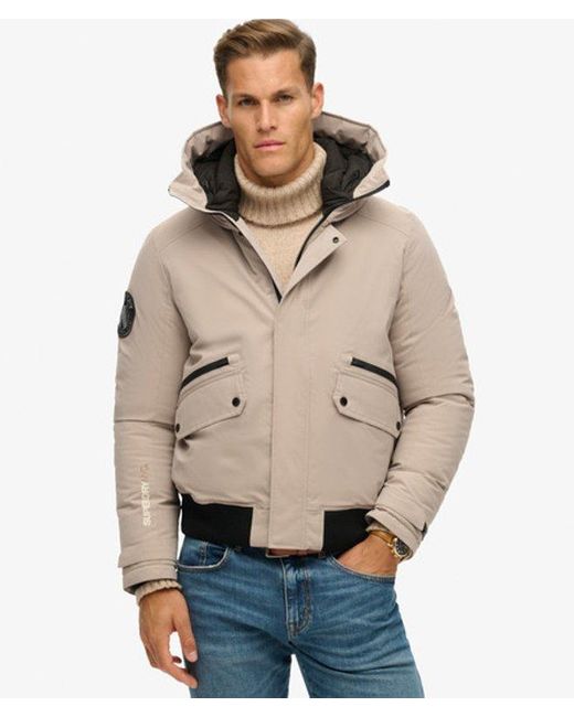 Superdry Natural City Padded Bomber Jacket for men