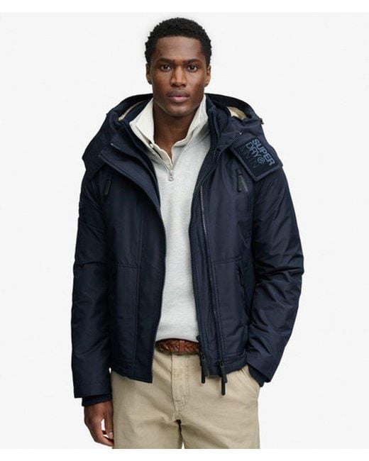 Superdry Blue & Co Hooded Arctic Windcheater Jacket for men