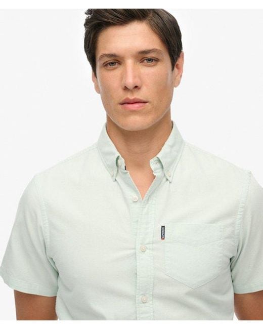 Superdry White & Co Oxford Short Sleeve Shirt for men