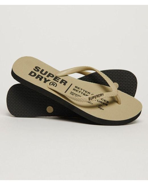 Superdry Metallic & Co Studios Flip Flops