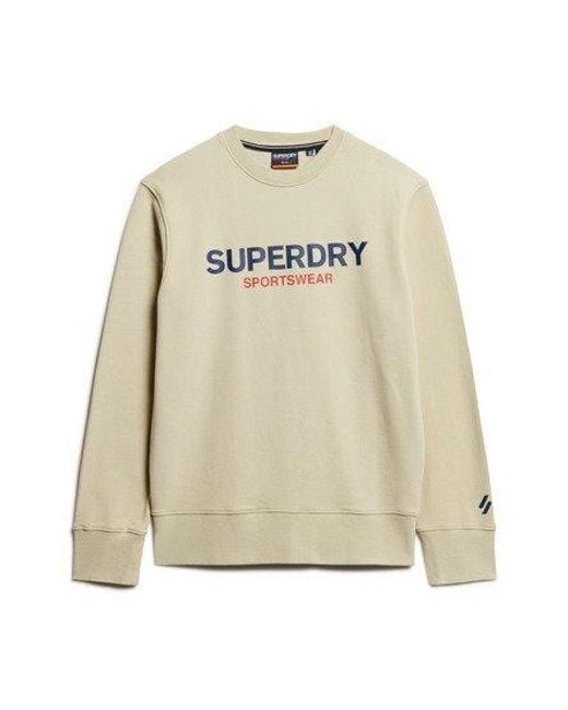 Superdry Natural Sportswear Logo Loose Crew Sweatshirt for men
