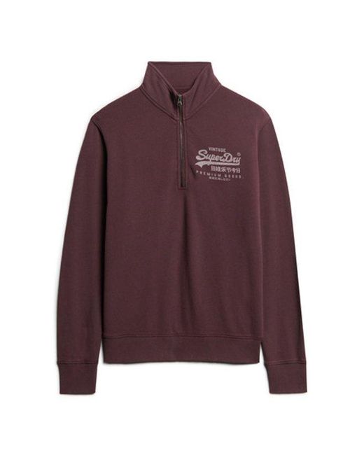 Superdry Red & Co Classic Graphic Half Zip for men