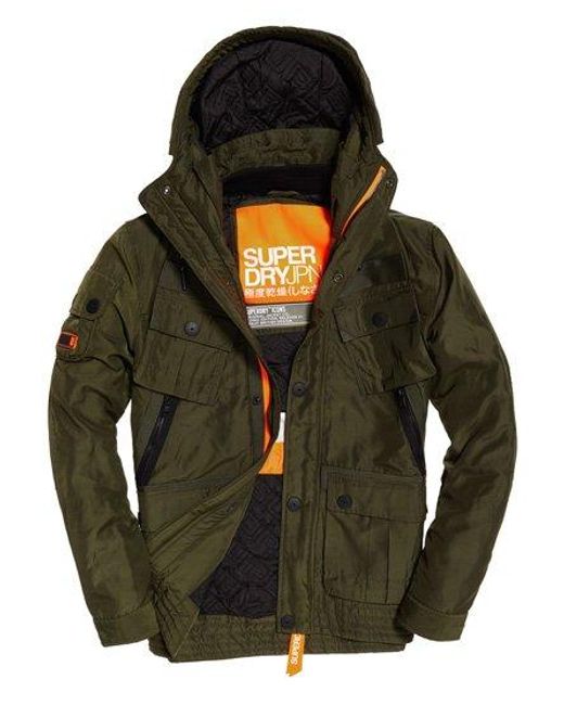Superdry Icon Military Service Jacket in Khaki (Green) for Men - Save 14% -  Lyst