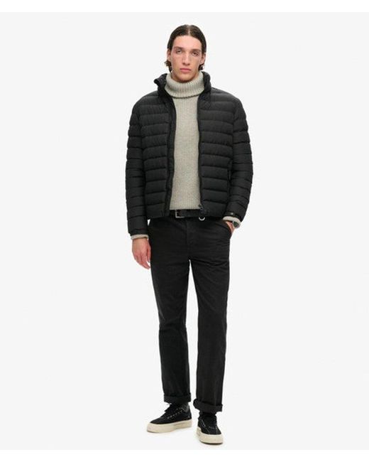 Superdry Black & Co Fuji Printed Padded Jacket for men