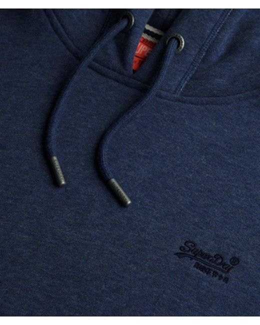 Superdry Blue & Co Essential Logo Hoodie for men