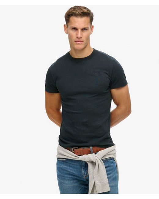 Superdry Blue & Co Essential Logo T-shirt for men