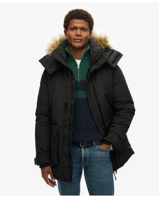 Superdry Black Xpd Everest Parka for men