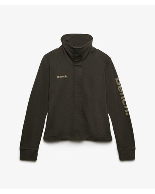Superdry Black Bench X & Co Bench Funnel Track Top