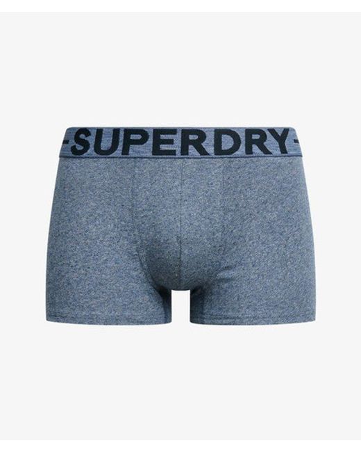 Superdry Blue & Co Organic Cotton Trunk Triple Pack for men