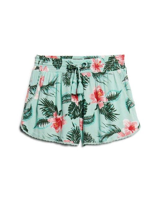 Superdry Strandshort in het Blue