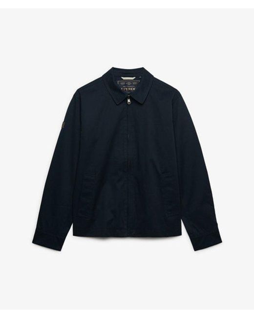 Superdry Blue & Co Collared Harrington Jacket for men