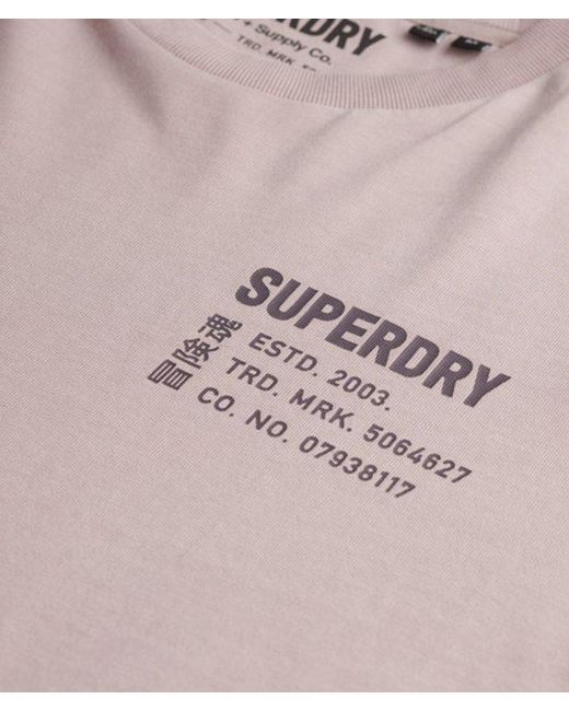 Superdry Pink & Co Utility Sport Graphic T-shirt for men