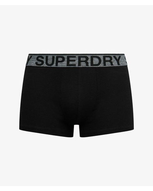Superdry Black & Co Trunk Triple Pack for men