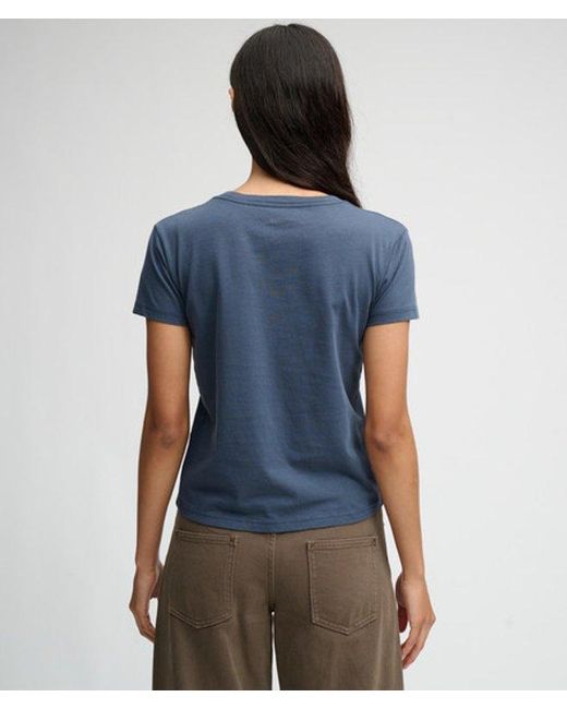 Superdry Blue & Co Athletic Essentials Fitted Graphic T-shirt