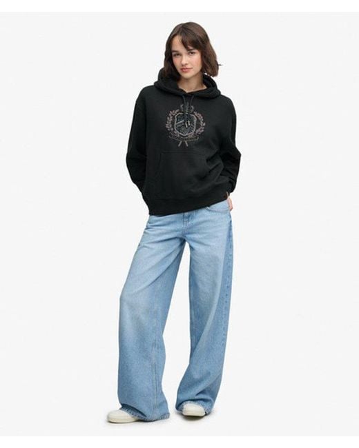 Superdry Black & Co Regal Crest Hoodie