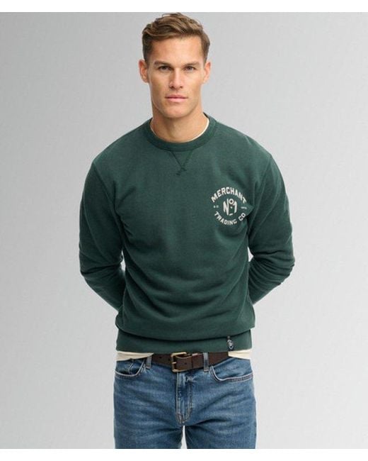 Superdry Green & Co The Merchant Store- Graphic Sweatshirt for men