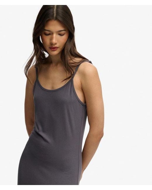 Superdry Blue & Co Maxi Jersey Cami Dress