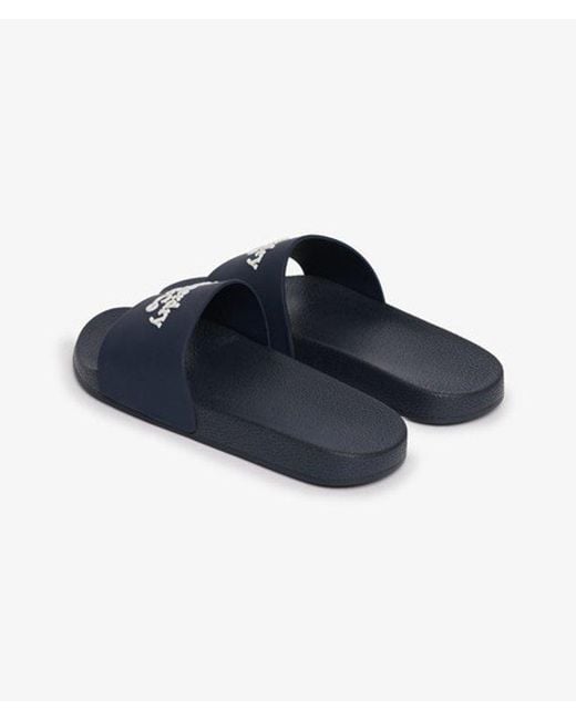 Superdry Blue & Co Pool Sliders