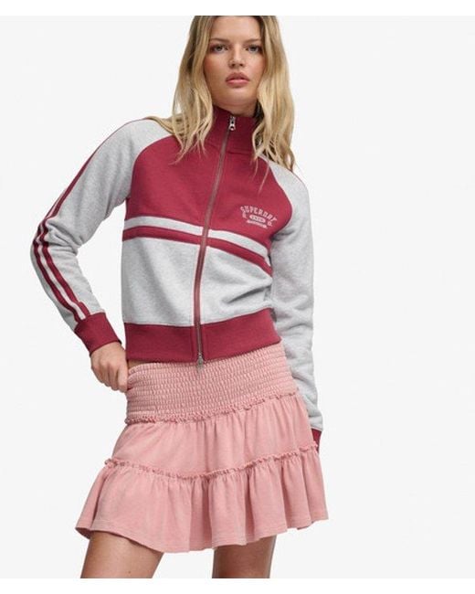 Superdry & Co Tiered Jersey Mini Skirt