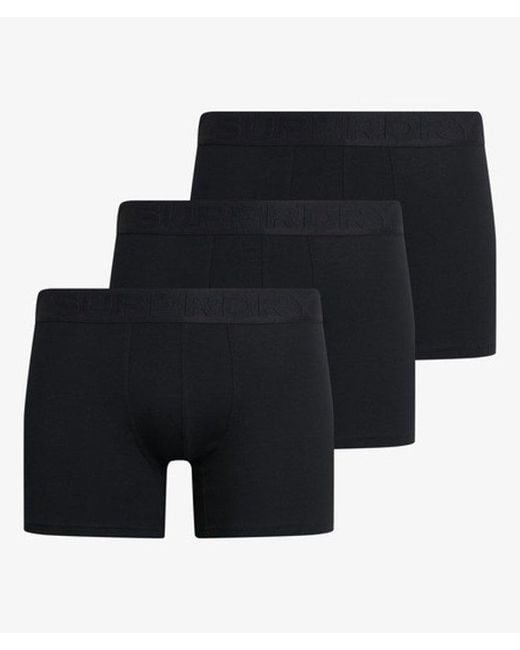 Superdry Black & Co Boxer Triple Pack for men