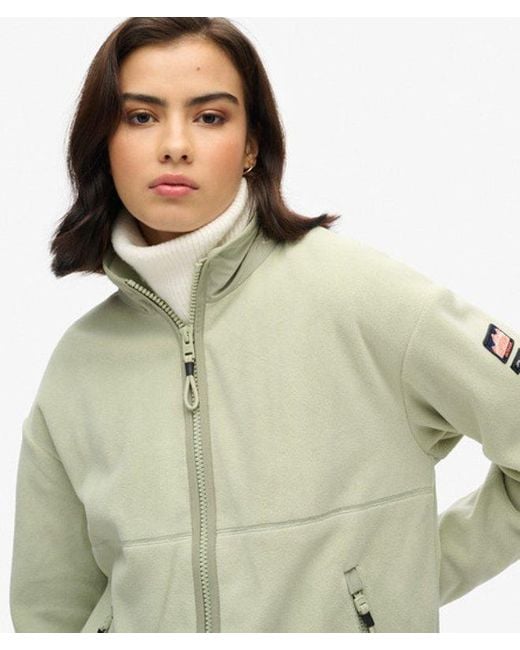Superdry Natural Active Full Zip Fleece