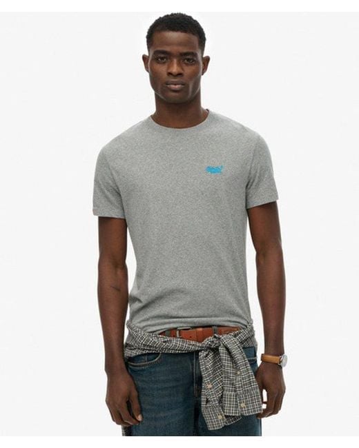 Superdry Gray & Co Essential Logo T-shirt for men