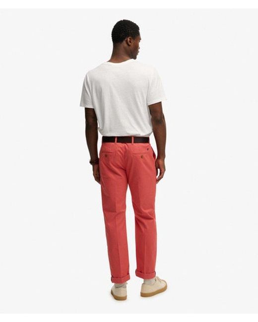 Superdry Red & Co Premium Regular Chinos for men