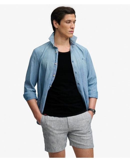 Superdry Black & Co Essential Logo Vest for men